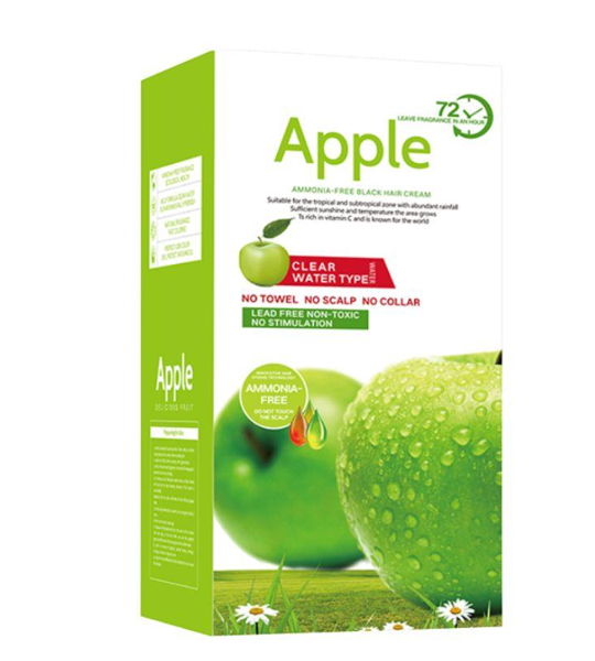 Apple Hair Colour 72 Dark Brown Amonia Free In Pakistan