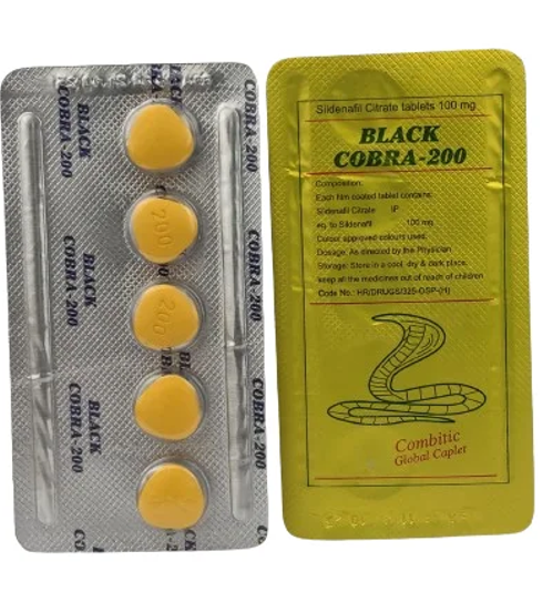 Black Cobra 200 Mg Tablet Price in Pakistan