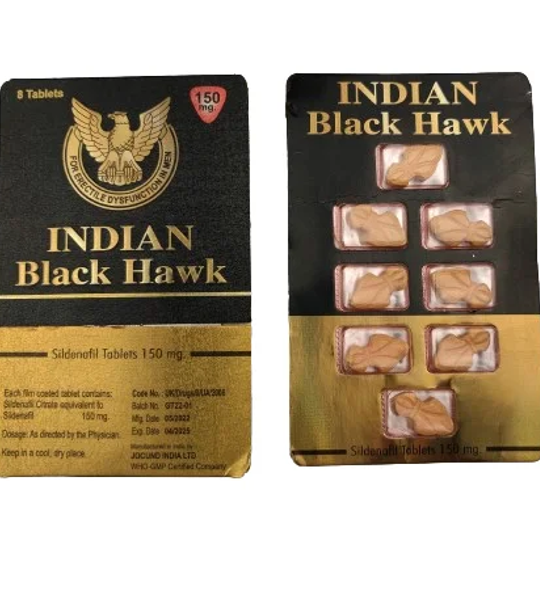 Indian Black Sildenafil Tablets 150mg 8 Tablets In Pakistan