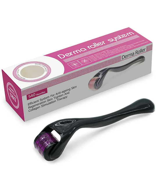 New Derma Roller 0.5 Mm 540 Needles Hair & Skin System In Pakistan