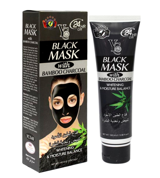 Y.C Black Mask With Bamboo Charcoal 100ml Price in Pakistan